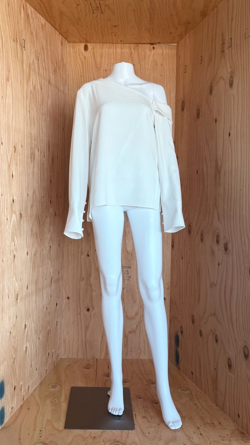 Tibi One Shoulder Blouse