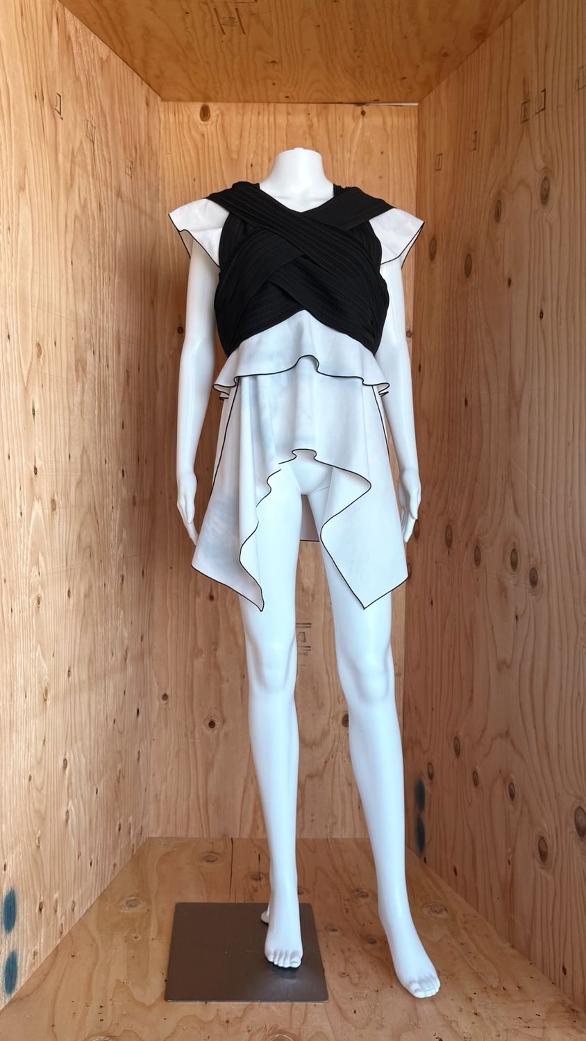 Proenza Schouler Asymmetrical Blouse, Spring/Summer 2017, Look 4