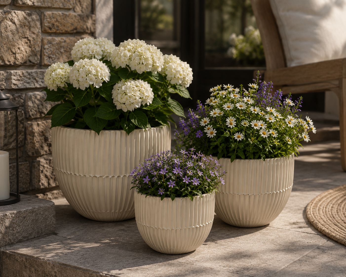 Ribbed Style Planter