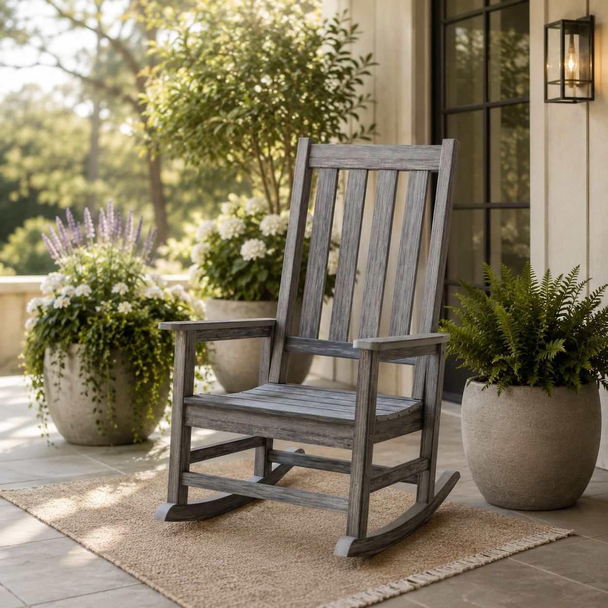 Rocking Adirondack chair
