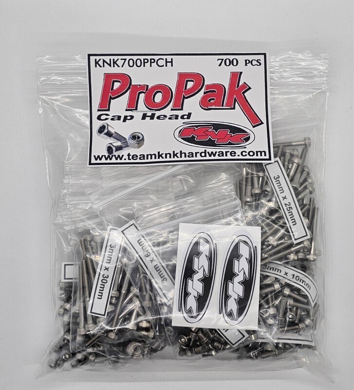 Team KNK Cap Head ProPak Stainless Bulk Bag (700pc)