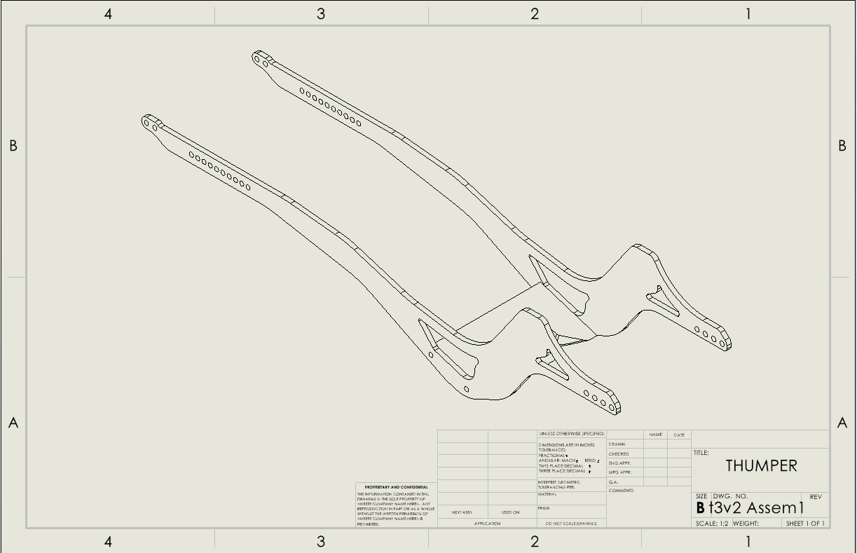 Poizd T3V2 &quot;Thumper&quot; Chassis kit