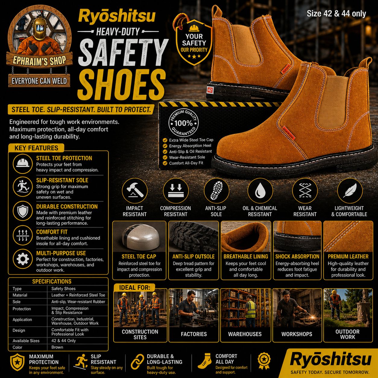 Safety Shoes  -