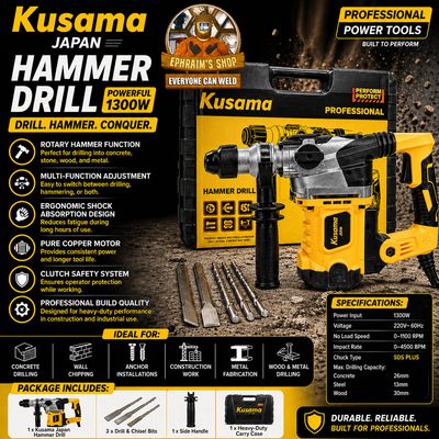 Kusama Japan Professional Hammer Drill