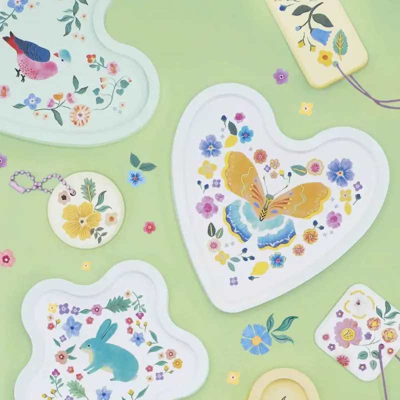 Moulage jardin fleuri - Janod