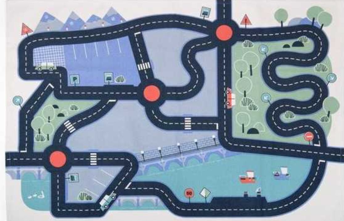 Tapis circuit  - Avenue du Moulin