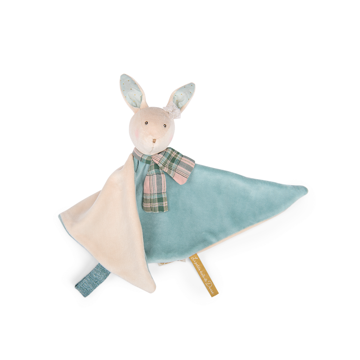 Doudou lapin bleu "la petite école de danse" - Moulin Roty