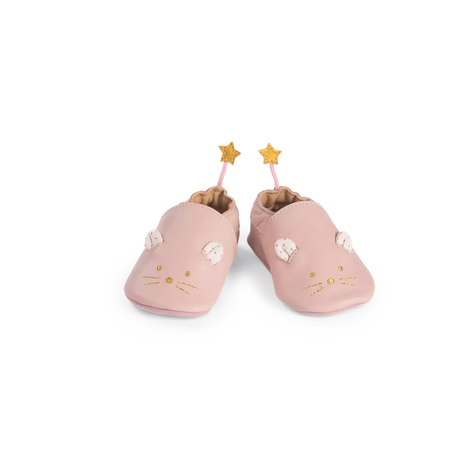 Chaussons cuir souris 0/6 mois "la petite école de danse" - Moulin Roty
