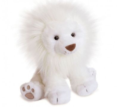 Peluche " Lion des Neiges " 28 cm - Histoire d'Ours
