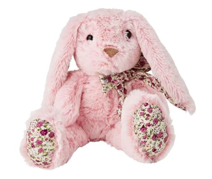 Peluche " Lapin Rose " 25 cm - Histoire d'Ours