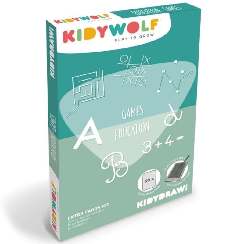 Recharges pour tablette à dessin - Kidywolf (4 modèles au choix) Recharges pour tablette à dessin - Kidywolf (4 modèles au choix)