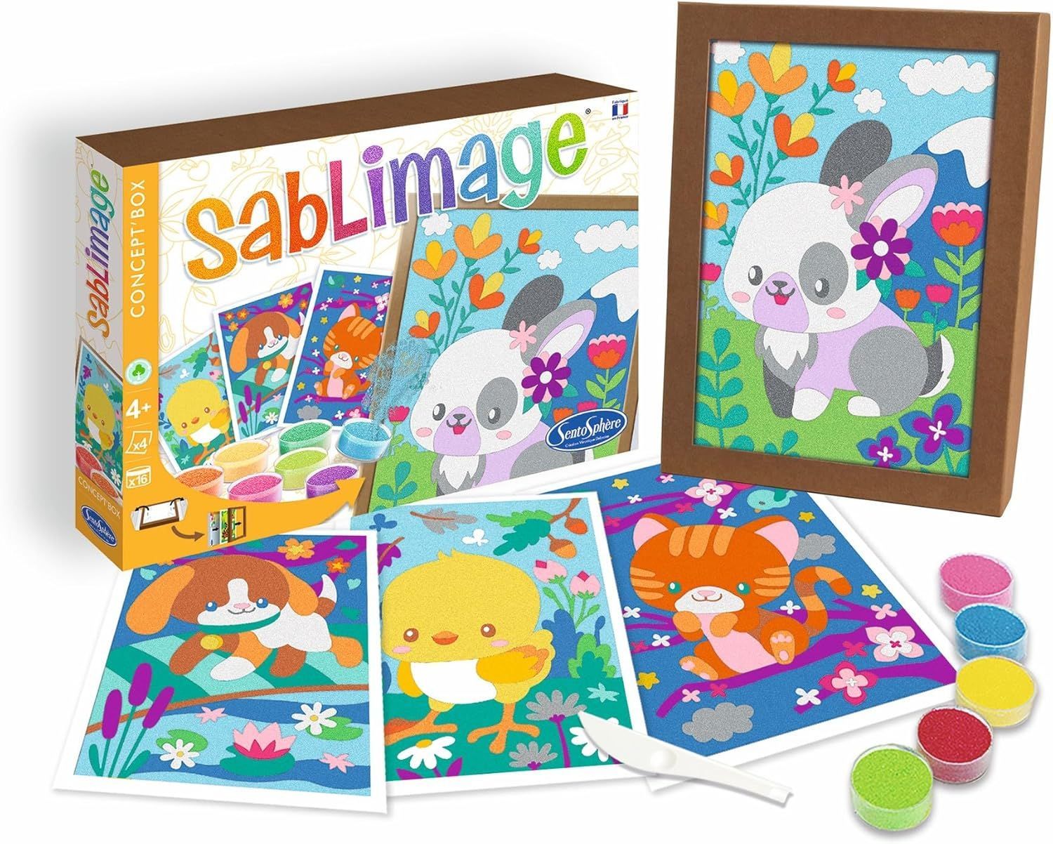 Sablimage animaux câlins - Sentosphère Sablimage animaux câlins - Sentosphère
