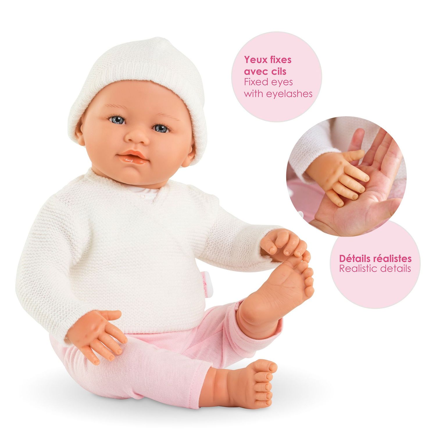 Rose mon grand poupon nouveau-né - Corolle