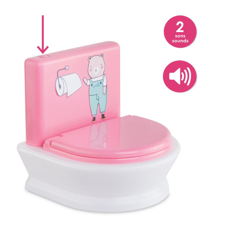 Toilettes interactives pour poupons 30 et 36 cm - Corolle Toilettes interactives pour poupons 30 et 36 cm - Corolle