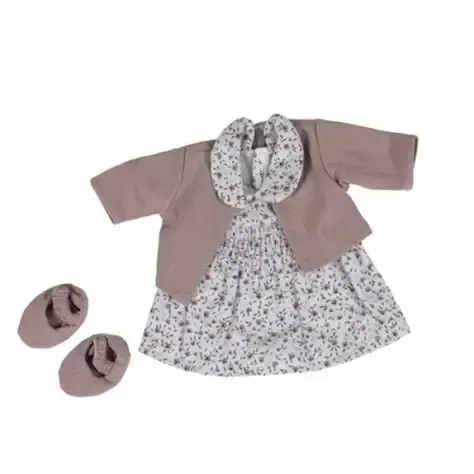 Smocks brun - vêtements pour poupée 30/32cm - Egmont