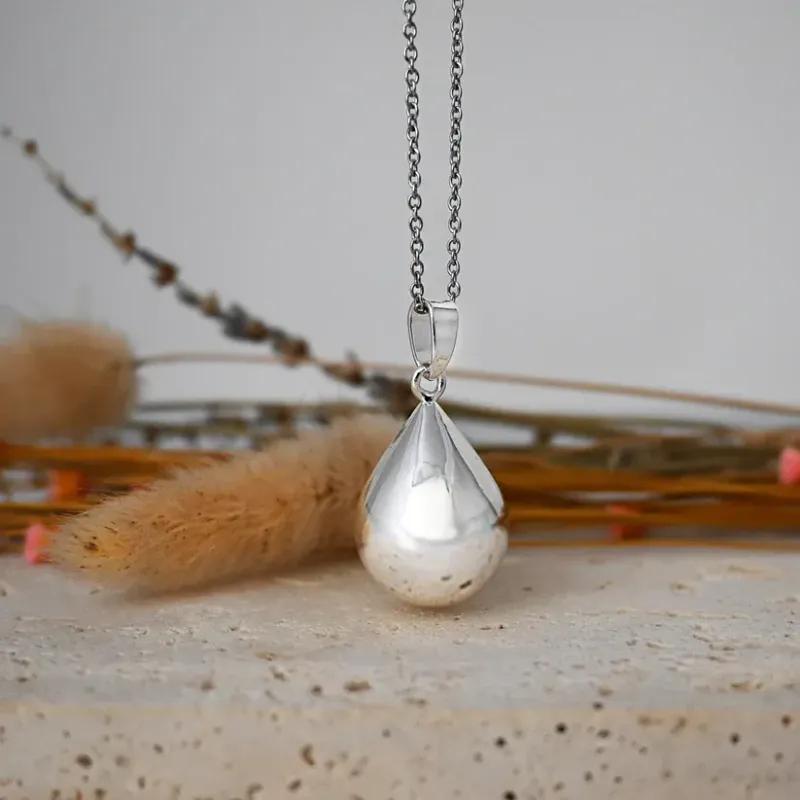 Bola de grossesse goutte d'argent "Sacha" - Irréversible Bijoux
