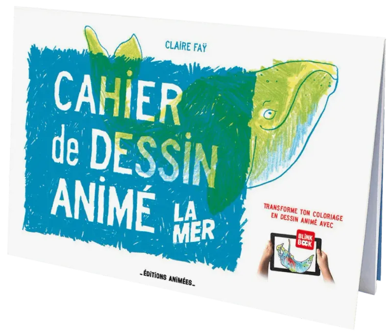 Cahier de dessin animé Cahier de dessin animé "la mer" - Editions animées"