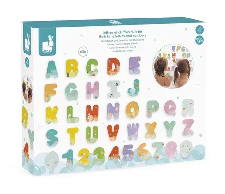 Lettres et chiffres du bain - Janod