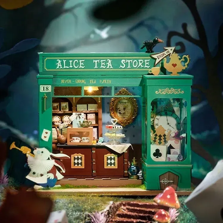 Kit maison miniature - Alice's Tea Store - Rolife
