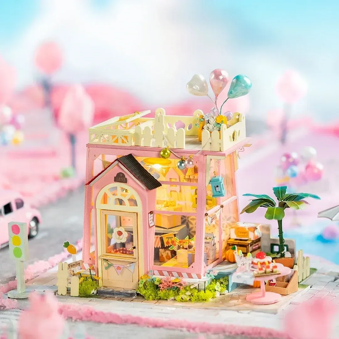 Kit maison miniature - Holiday Party Time - Rolife Kit maison miniature - Holiday Party Time - Rolife