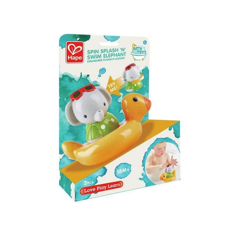 Eléphant nageur et sa bouée - Hape Eléphant nageur et sa bouée - Hape