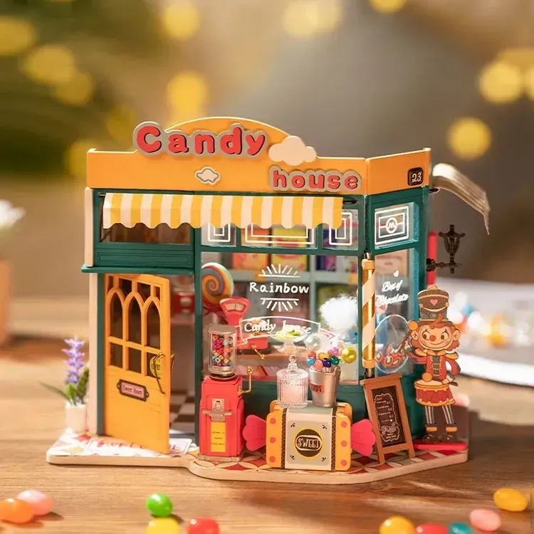 Kit maison miniature - Rainbow Candy House - Rolife Kit maison miniature - Rainbow Candy House - Rolife