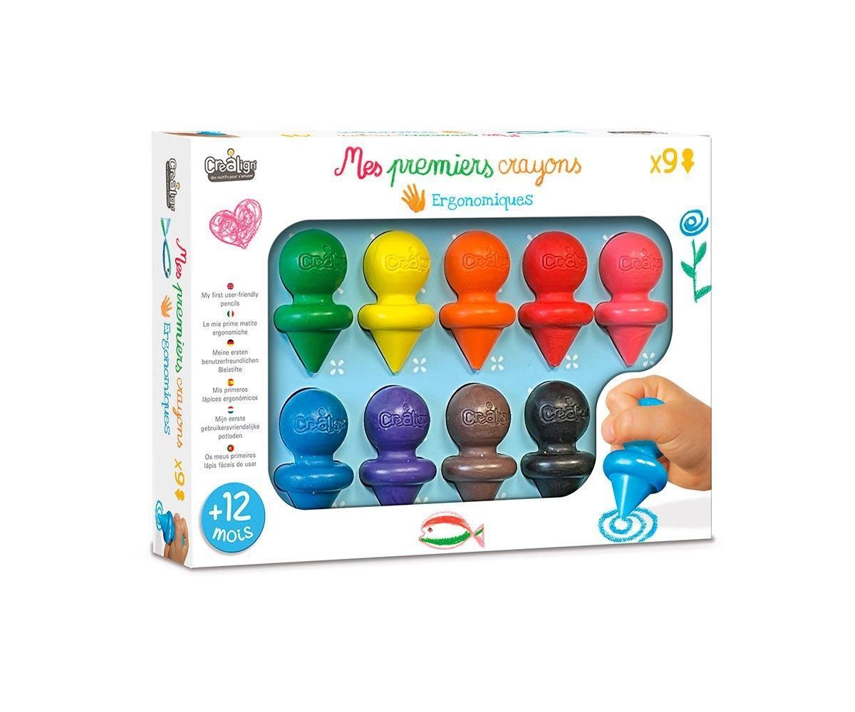 Mes premiers crayons x9 - Créa'lign Mes premiers crayons x9 - Créa'lign