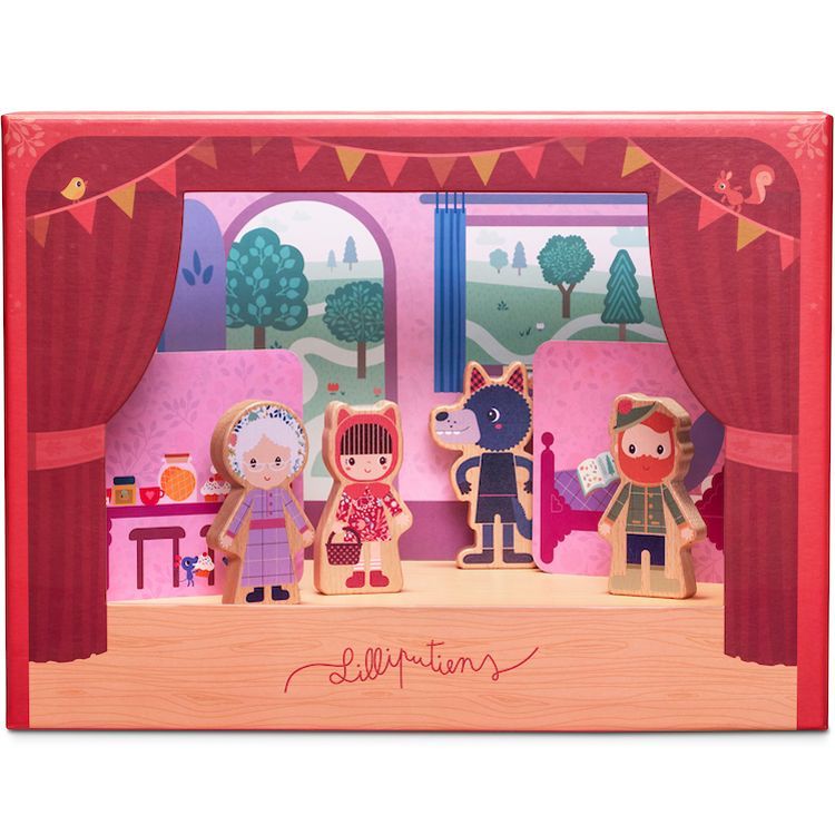 Théâtre aimanté - le petit chaperon rouge - Lilliputiens Théâtre aimanté - le petit chaperon rouge - Lilliputiens