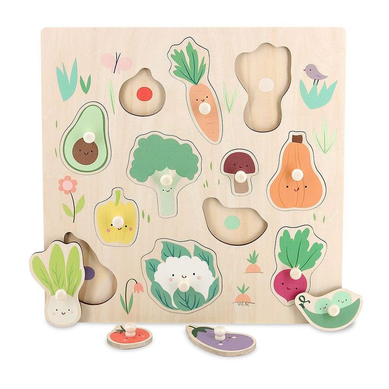 Puzzle encastrement légumes - Vilac Puzzle encastrement légumes - Vilac