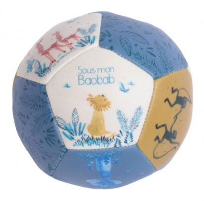 Ballon souple 10 cm Ballon souple 10 cm " Sous mon Baobab " - Moulin Roty
