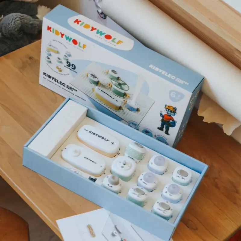 Kidyelec : mon premier kit d'électricité (11 modules) - Kidywolf