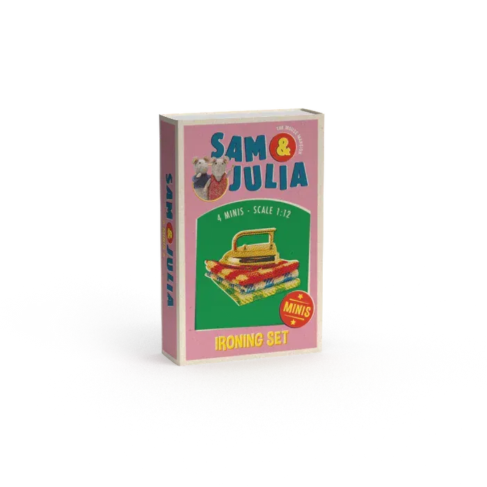 Mini boîte d'allumettes - set de repassage - Sam et Julia Mini boîte d'allumettes - set de repassage - Sam et Julia
