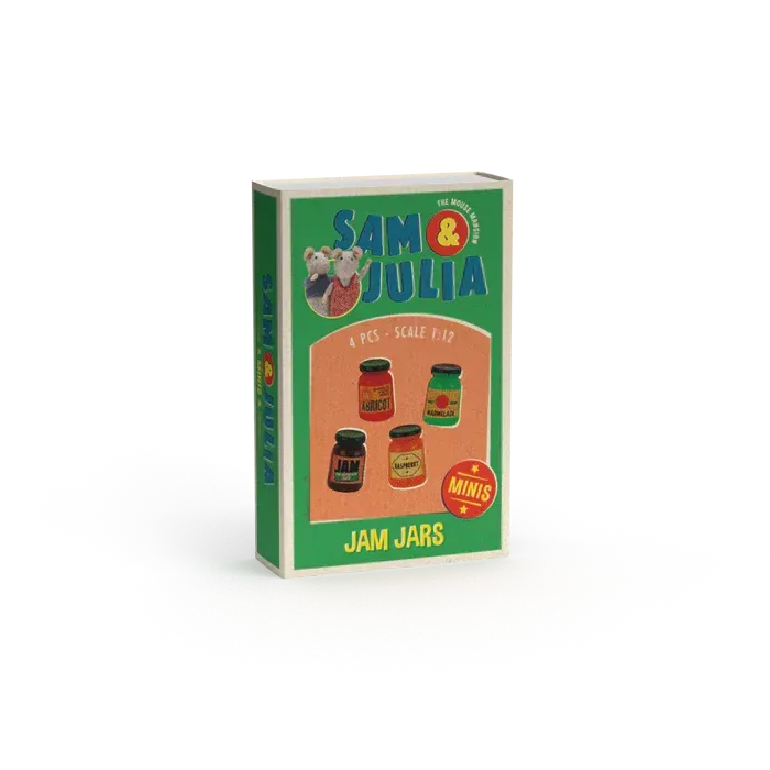 Mini boîte d'allumettes - bocaux de confiture - Sam et Julia