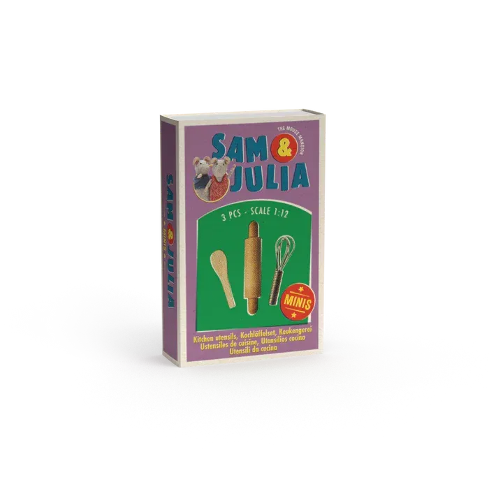 Mini boîte d'allumettes - ustensiles de cuisine - Sam et Julia