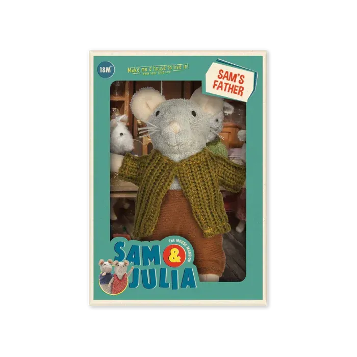 Peluche poupée père de Sam - Sam et Julia