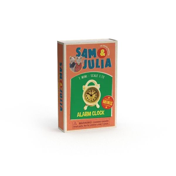 Mini boîte d'allumettes - réveil - Sam et Julia