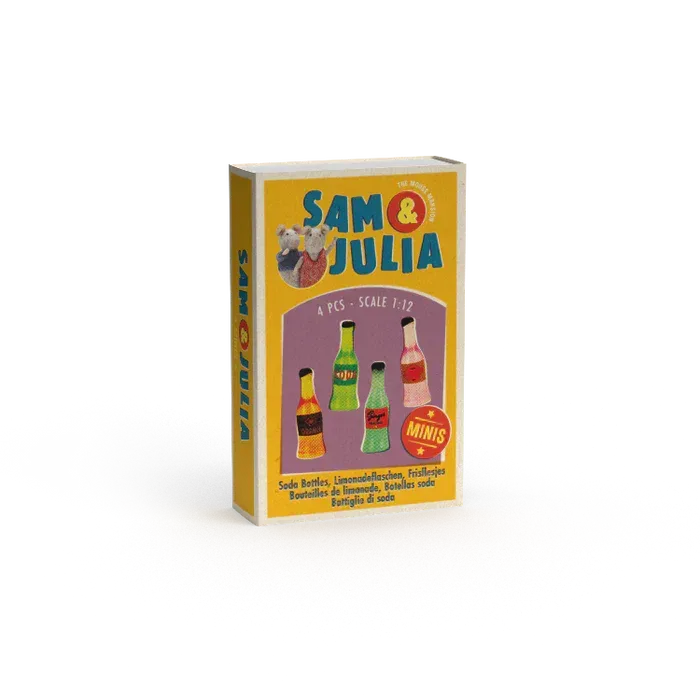 Mini boîte d'allumettes - bouteilles de limonade - Sam et Julia