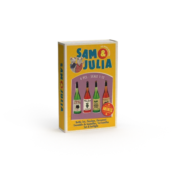 Mini boîte d'allumettes - bouteilles  - Sam et Julia