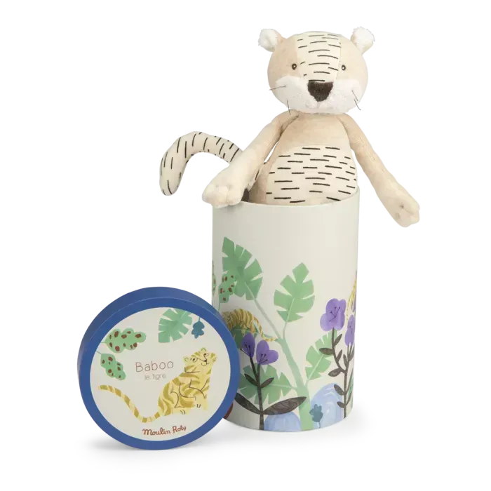 Tigre Baboo boîte"La forêt de Mawa" - Moulin roty