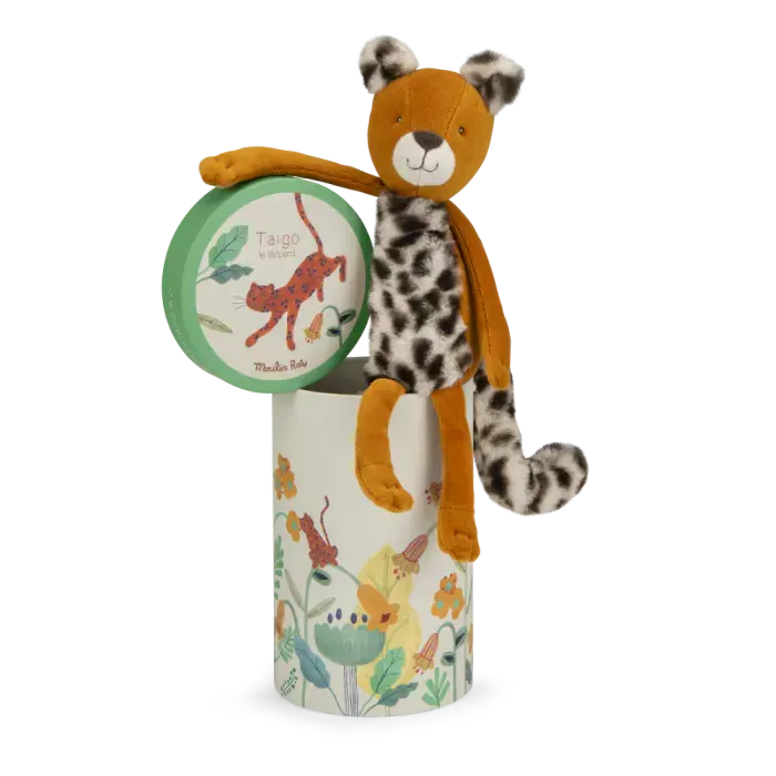 Léopard Taïgo boîte"La forêt de Mawa" - Moulin roty