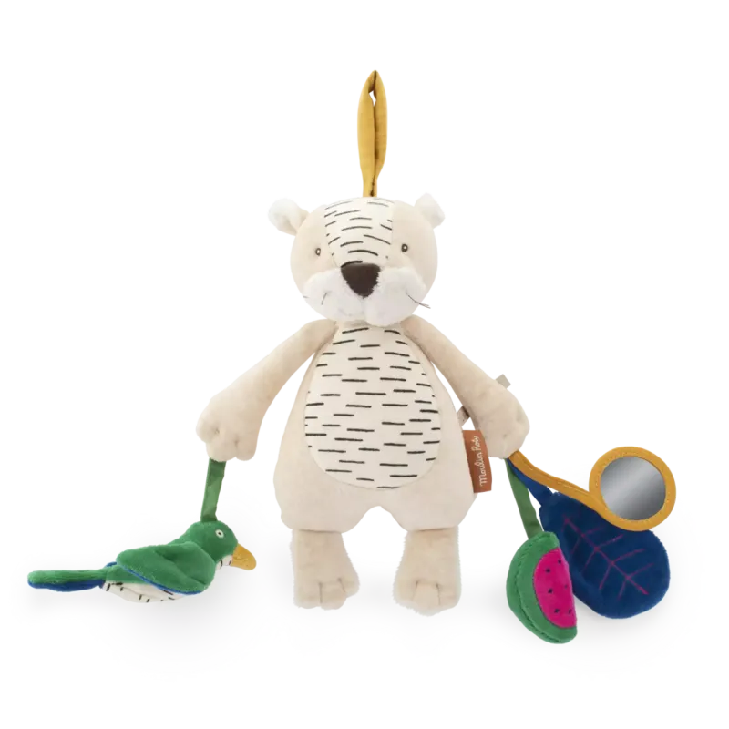 Tigre Baboo d'activités à suspendre"La forêt de Mawa" - Moulin roty