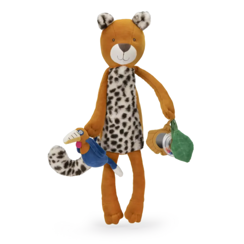 Grand léopard Taïgo d'activités "La forêt de Mawa" - Moulin roty