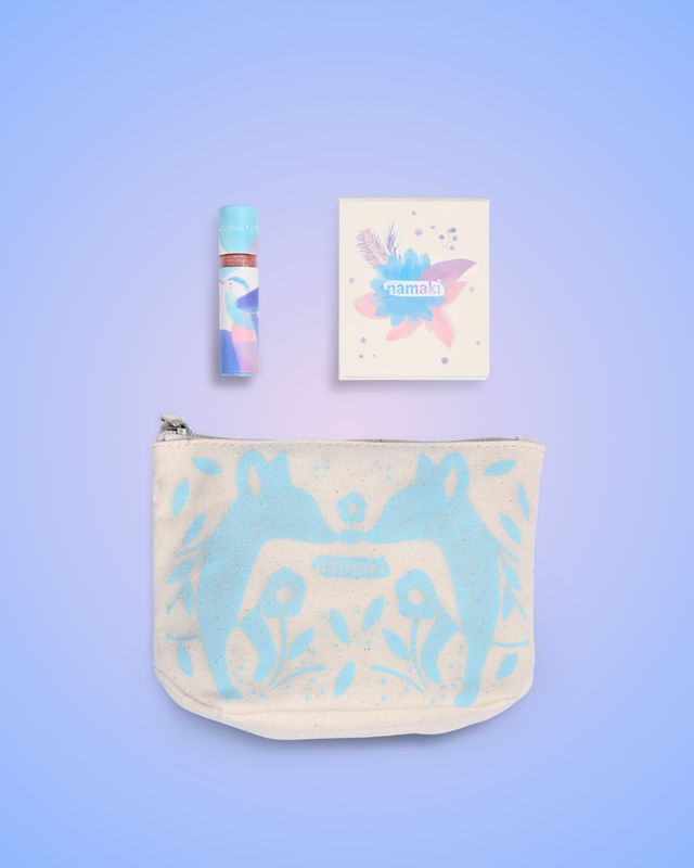 Trousse scintillante bleue - Namaki Trousse scintillante bleue - Namaki