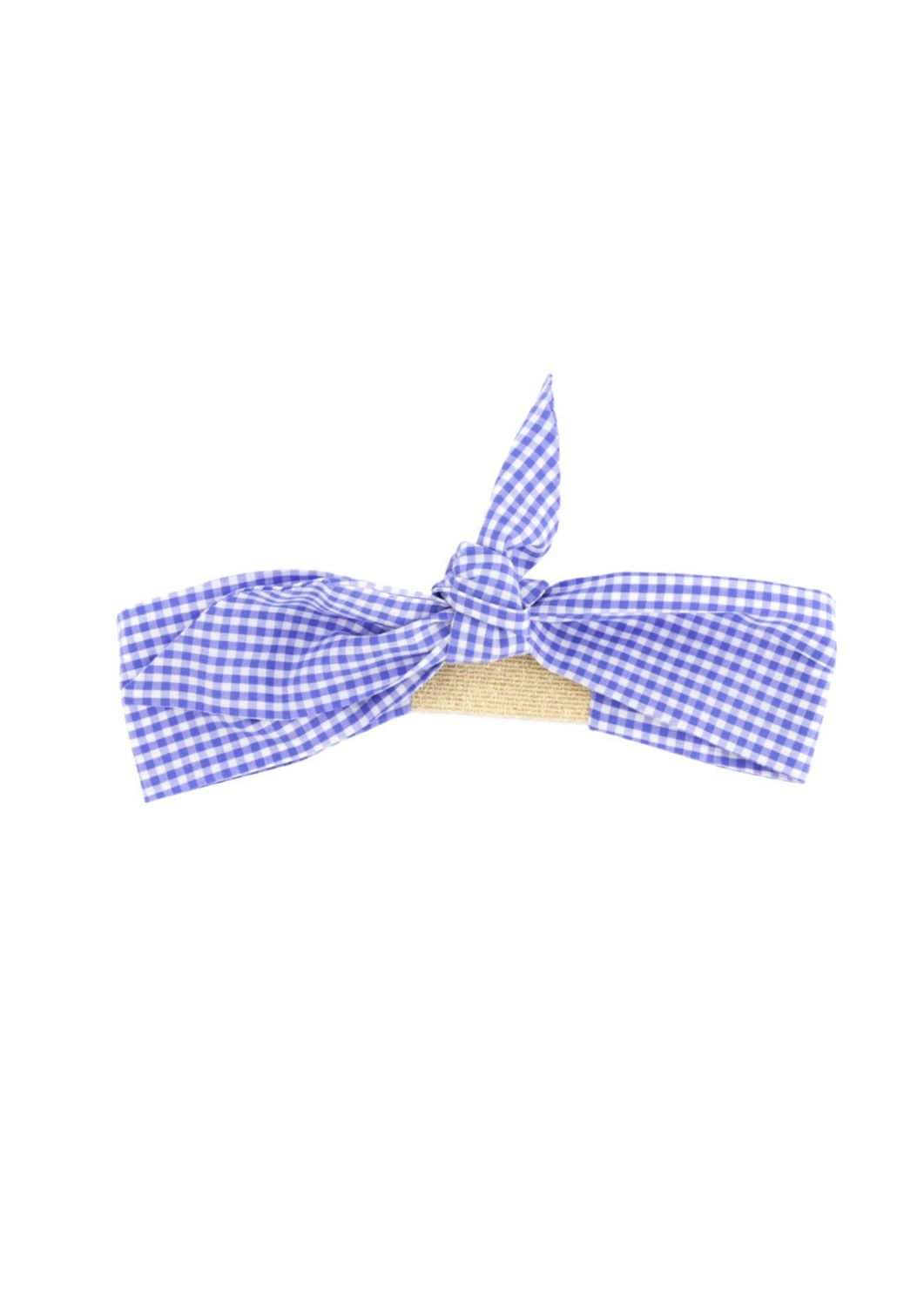 Bandeau vichy bleu - OBI OBI Bandeau vichy bleu - OBI OBI