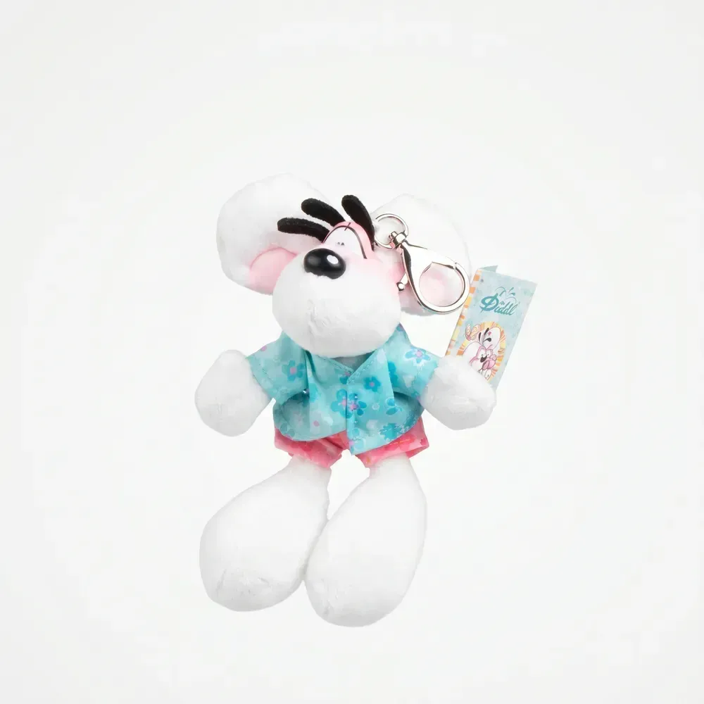 Porte clés peluche Diddl tenue summer 15cm - Diddl Porte clés peluche Diddl tenue summer 15cm - Diddl