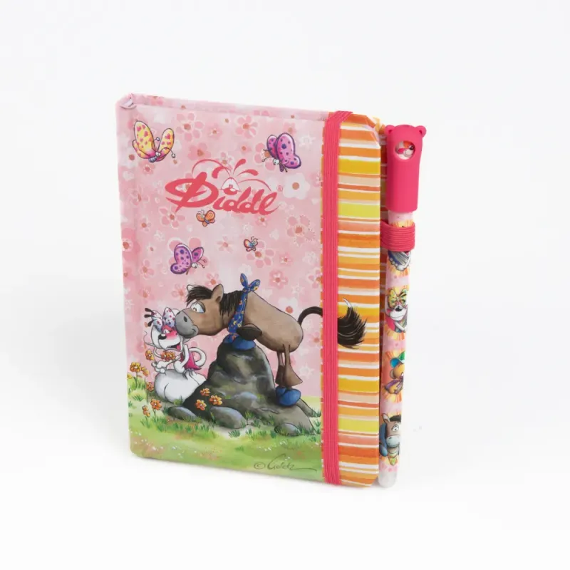 Carnet A6 + stylo  - Diddl (2 modèles au choix)
