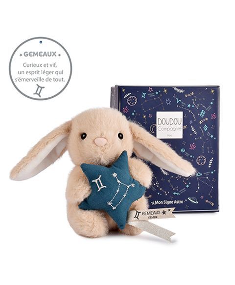 Doudou astro Gémeau - Doudou et Cie Doudou astro Gémeau - Doudou et Cie