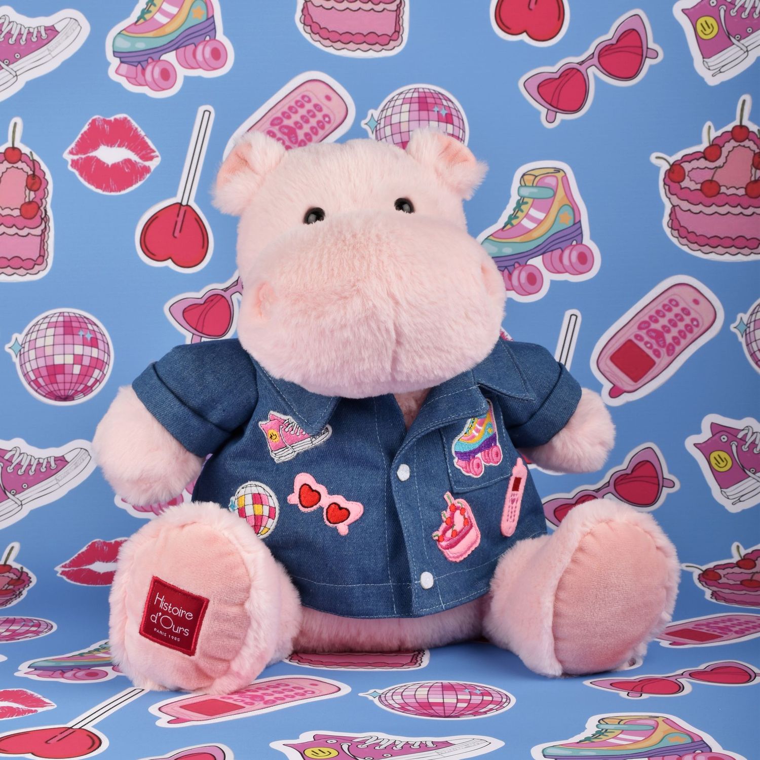 Hippo pink mallow 38cm - Histoire d'Ours Hippo pink mallow 38cm - Histoire d'Ours