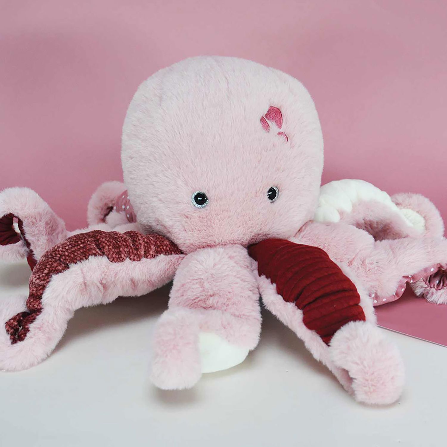 Pieuvre rose 30cm - Histoire d'Ours Pieuvre rose 30cm - Histoire d'Ours