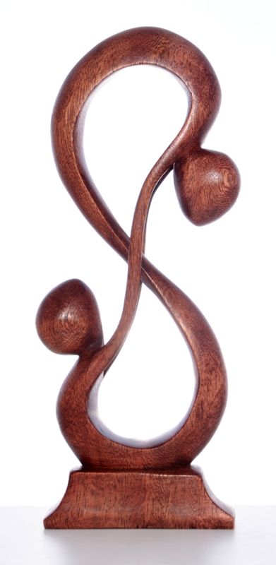 Liebespaar Figur Feng Shui Akrobaten Paar, 30 cm